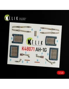 AH-1G interior 3D decals forICM/SpecialHobby kit, 1/48 - Kelik K48071 2