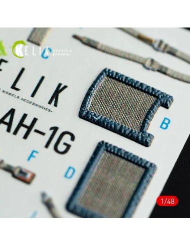 AH-1G interior 3D decals forICM/SpecialHobby kit, 1/48 - Kelik K48071