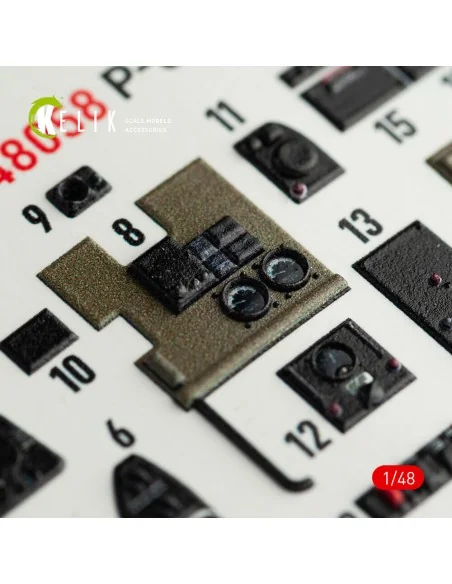 P-61B 'Black Widow' interior 3D decals for GWH kit, 1/48 - Kelik K4...