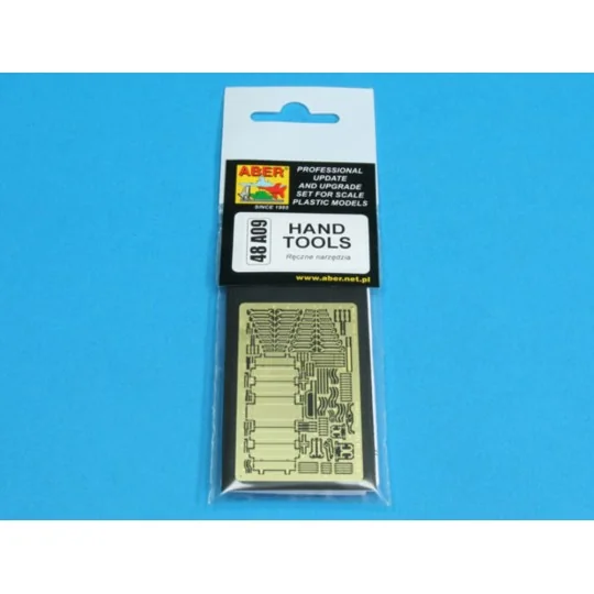 Hand tools, 1/48 - Aber Models 48 A09 Hand tools, 1/48 - Aber Models 48 A09