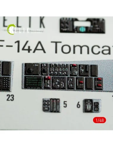 [NO_DESC] F-14A Tomcat interior 3D decals for Italeri kit, 1/48 - K...