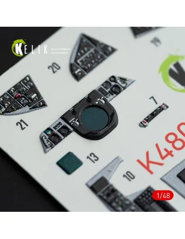 F-14A Tomcat interior 3D decals for Italeri kit, 1/48 - Kelik K48074