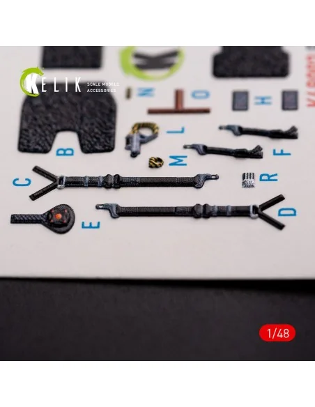 F-111 D/E Aardvark interior 3D decals for HobbyBoss kit, 1/48 - Kel...