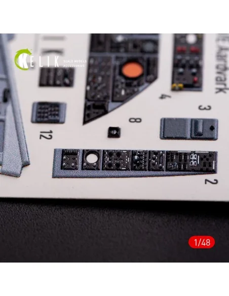F-111 D/E Aardvark interior 3D decals for HobbyBoss kit, 1/48 - Kel...