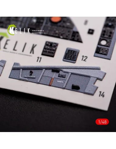 F-111 D/E Aardvark interior 3D decals for HobbyBoss kit, 1/48 - Kel...