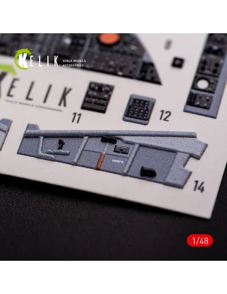 F-111 D/E Aardvark interior 3D decals for HobbyBoss kit, 1/48 - Kel...