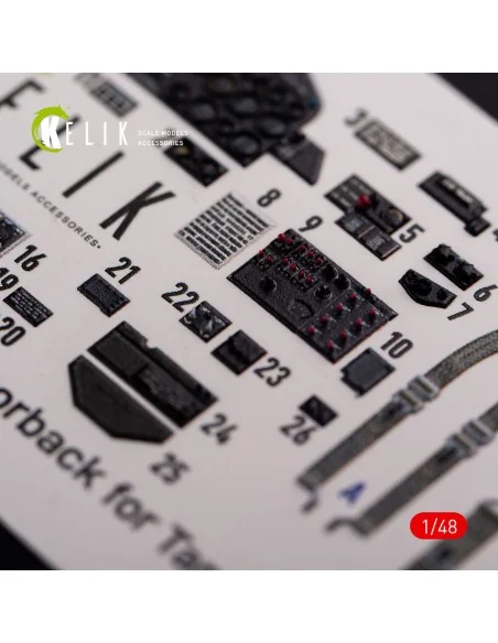 [NO_DESC] P-47D Razorback interior 3D decals for Tamiya kit, 1/48 -...