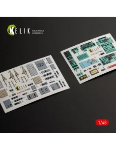 Ka-27 Helix interior 3D decals for HobbyBoss kit, 1/48 - Kelik K48073