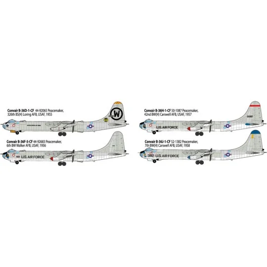 Convair B-36D Peacemaker, 1/144 - Roden 337