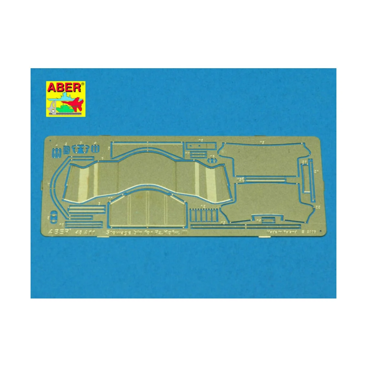 Turret stowage bin for Pz.Kpfw.III, 1/48 - Aber Models 48 A11