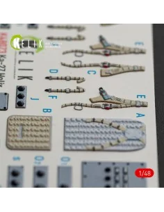 Ka-27 Helix interior 3D decals for HobbyBoss kit, 1/48 - Kelik K48073 2