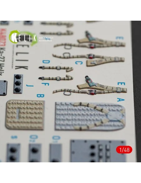 Ka-27 Helix interior 3D decals for HobbyBoss kit, 1/48 - Kelik K48073
