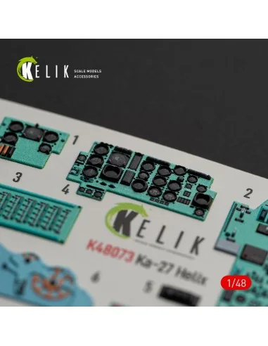 Ka-27 Helix interior 3D decals for HobbyBoss kit, 1/48 - Kelik K48073