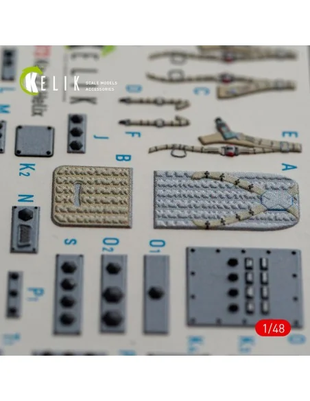 Ka-27 Helix interior 3D decals for HobbyBoss kit, 1/48 - Kelik K48073