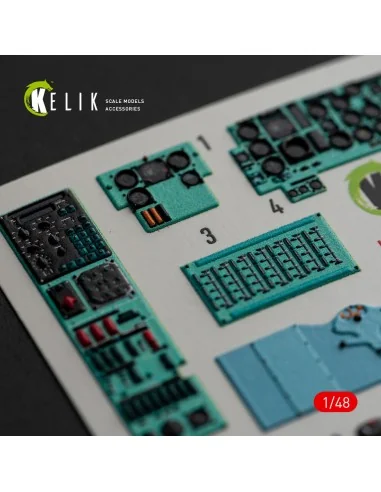 Ka-27 Helix interior 3D decals for HobbyBoss kit, 1/48 - Kelik K48073