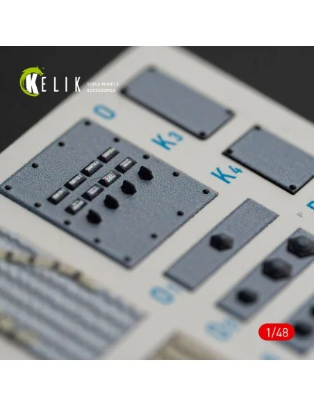 Ka-27 Helix interior 3D decals for HobbyBoss kit, 1/48 - Kelik K48073