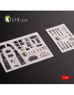 Messerschmitt Me-410 A1 interior 3D decals for Meng Model kit, 1/48...