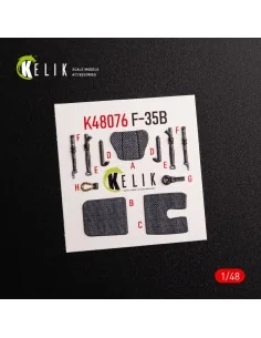 F-35B interior 3D decals for Tamiya kit, 1/48 - Kelik K48076 2