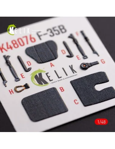 F-35B interior 3D decals for Tamiya kit, 1/48 - Kelik K48076