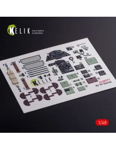 Ki-51 Sonia interior 3D decals for WingsyKits kit, 1/48 - Kelik K48077