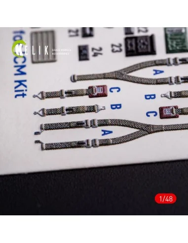 O-2A Skymaster interior 3D decals grey decoration type for ICM kit,...