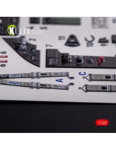 FM-1 Wildcat/Martlet Mk.V interior 3D decals for Tamiya kit, 1/48 -...