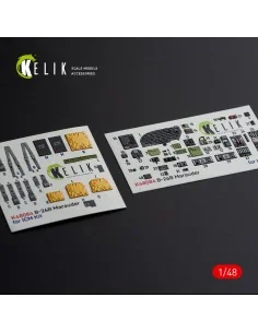B-26B Marauder interior 3D decals for ICM kit, 1/48 - Kelik K48084