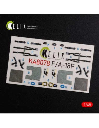 [NO_DESC] F/A-18F Super Hornet interior 3D decals for MENG kit, 1/4...