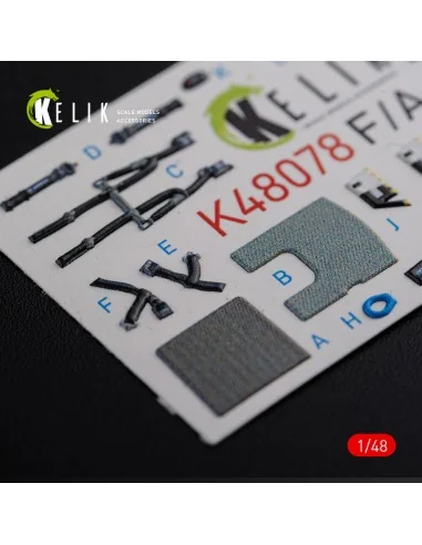 F/A-18F Super Hornet interior 3D decals for MENG kit, 1/48 - Kelik ...