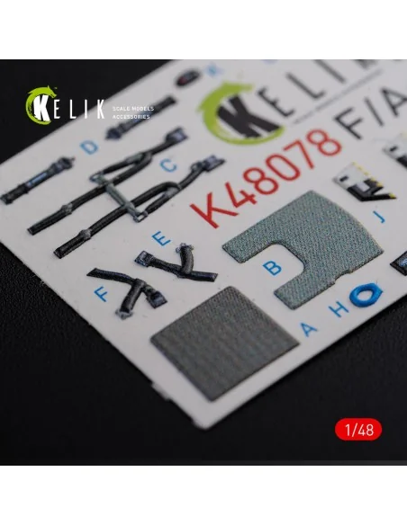 [NO_DESC] F/A-18F Super Hornet interior 3D decals for MENG kit, 1/4...