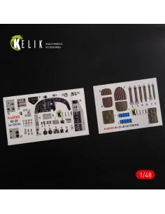 KI-21 interior 3D decals for ICM kit, 1/48 - Kelik K48085
