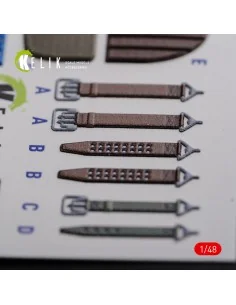 KI-21 interior 3D decals for ICM kit, 1/48 - Kelik K48085 2