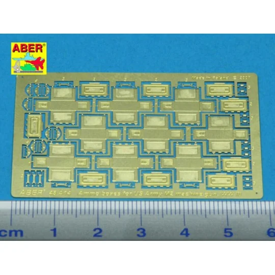 Ammo boxes for M2 machine gun (WW II), 1/48 - Aber Models 48 A14 Ammo boxes for M2 machine gun (WW II), 1/48 - Aber Models 48 A14