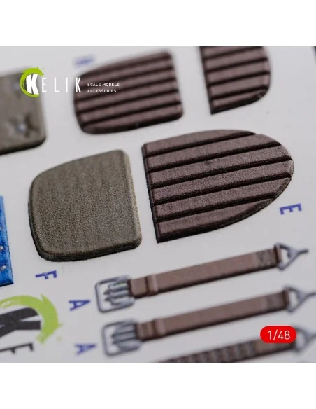 KI-21 interior 3D decals for ICM kit, 1/48 - Kelik K48085