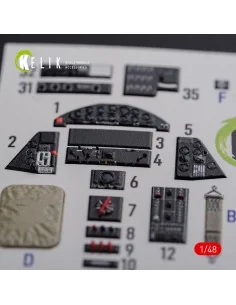 [NO_DESC] TBF-1C interior 3D decals for Academy kit, 1/48 - Kelik K... 2