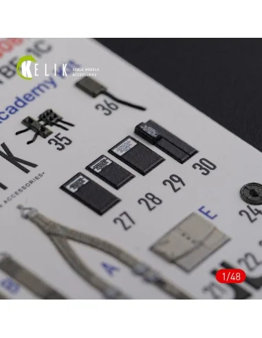 [NO_DESC] TBF-1C interior 3D decals for Academy kit, 1/48 - Kelik K...