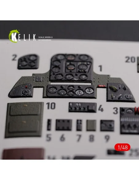 [NO_DESC] SBD-2 Dauntless interior 3D decals for Academy kit, 1/48 ...
