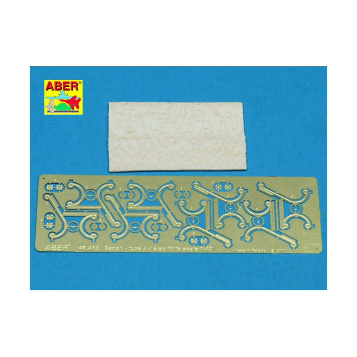 Bench type A, 1/48 - Aber Models 48 A15