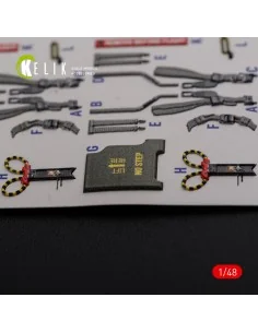 F-4J Phantom II interior 3D decals for Academy kit, 1/48 - Kelik K4... 2