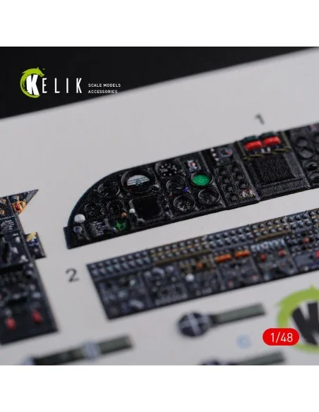 CH-46E interior 3D decals for Academy kit, 1/48 - Kelik K48090
