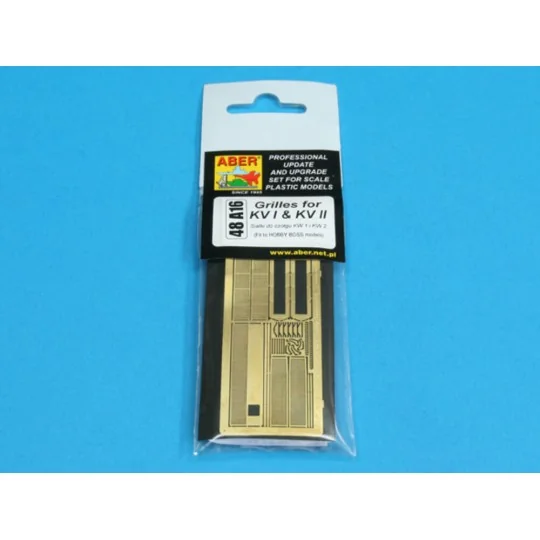 Grilles for KV I & KV II - Aber Models 48 A16