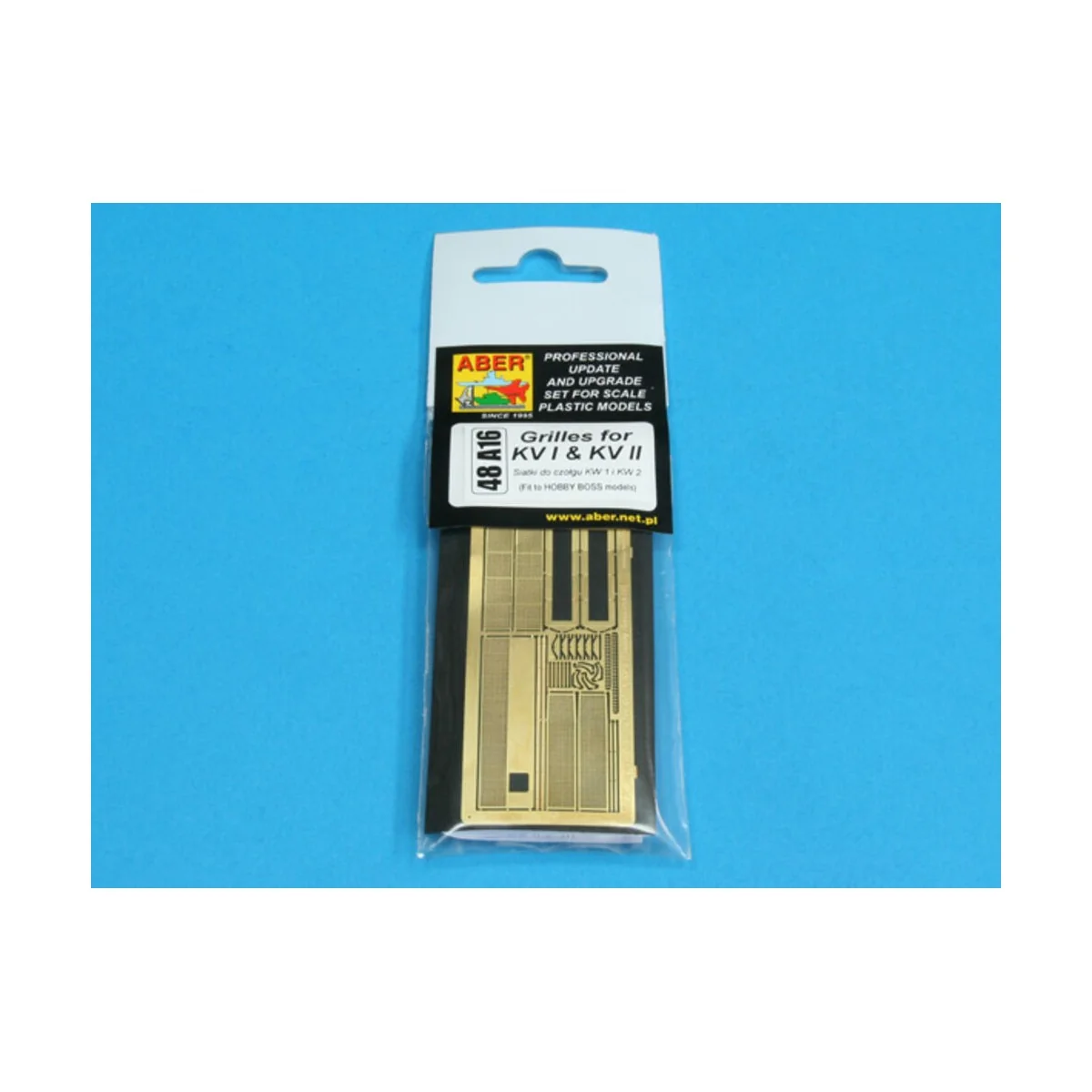 Grilles for KV I & KV II, 1/48 - Aber Models 48 A16