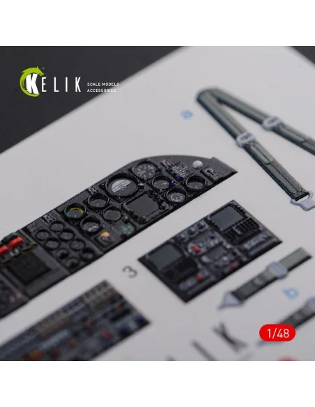 CH-46E interior 3D decals for Academy kit, 1/48 - Kelik K48090