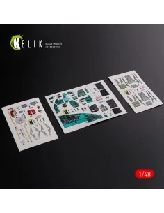 Mi-24D (Hind-D) interior 3D decals for Trumpeter kit, 1/48 - Kelik ...