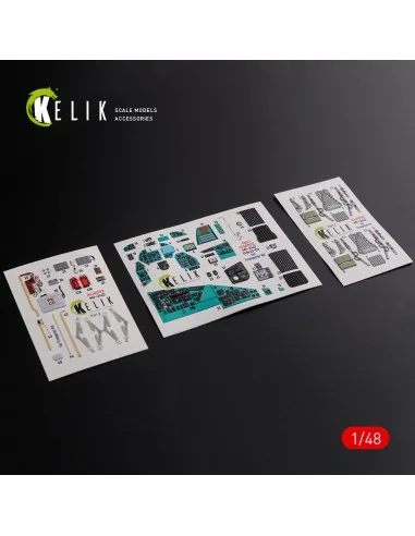 Mi-24D (Hind-D) interior 3D decals for Trumpeter kit, 1/48 - Kelik ...