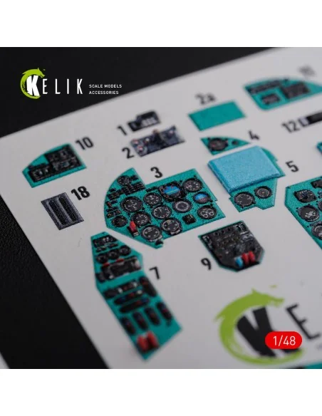 Mi-24D (Hind-D) interior 3D decals for Trumpeter kit, 1/48 - Kelik ...