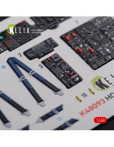 CH-47F interior 3D decals for Italeri kit, 1/48 - Kelik K48093