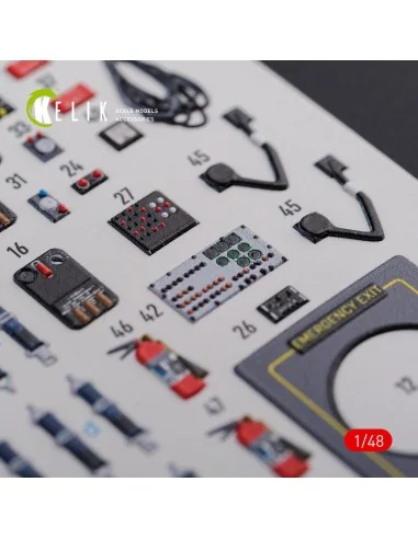 CH-47F interior 3D decals for Italeri kit, 1/48 - Kelik K48093