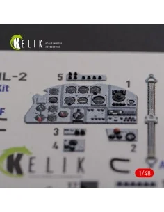 [NO_DESC] IL-2 Shturmovik interior 3D decals for Tamiya kit, 1/48 -... 2