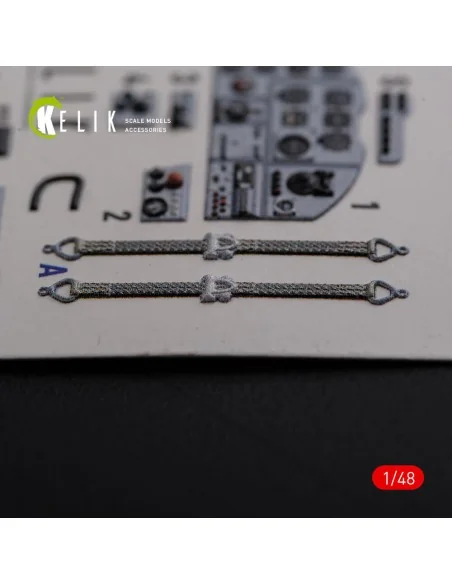 IL-2 Shturmovik interior 3D decals for Tamiya kit, 1/48 - Kelik K48094